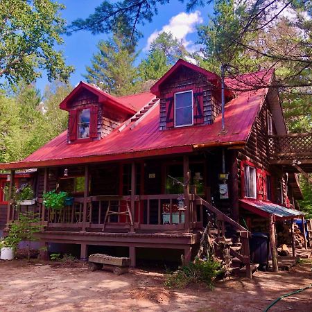סנט אלקסי-דה-מון Chalet En Bois Rond Mauricie מראה חיצוני תמונה